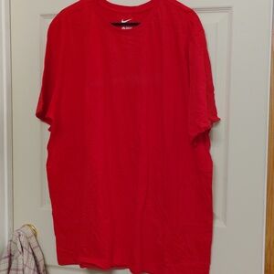 Nike Tshirt Red Swoosh